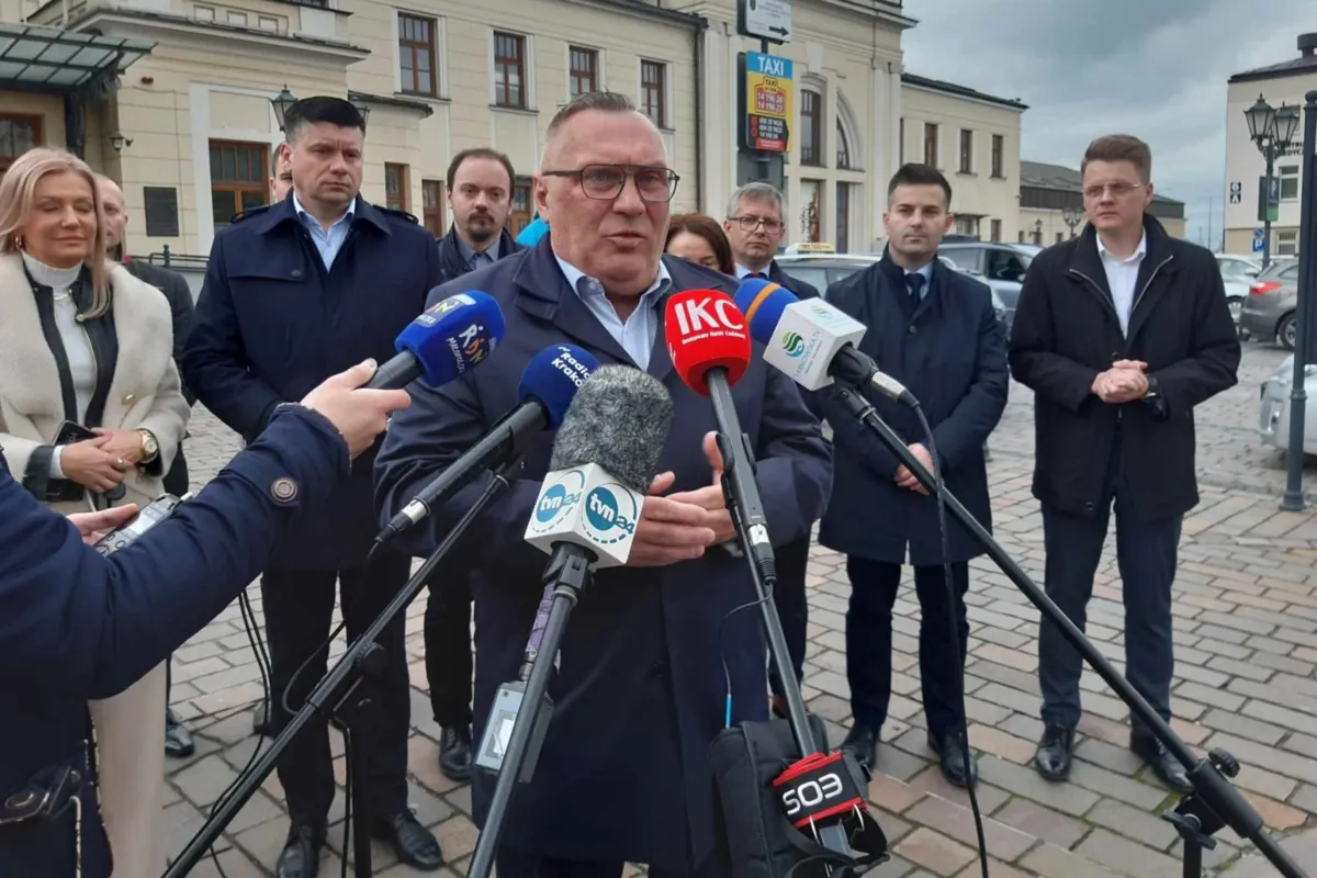 Wicemarszałek Łukasz Smółka poparł kandydata PiS na prezydenta Tarnowa
