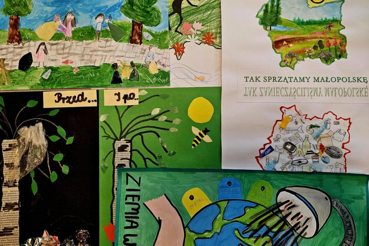 Znamy zwycięzców konkursu plastycznego „Tak sprzątamy Małopolskę”