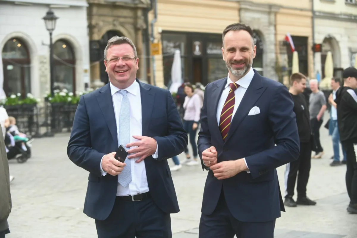 Poseł Michał Wójcik z Suwerennej Polski rozpoczął w Krakowie kampanię do Parlamentu Europejskiego