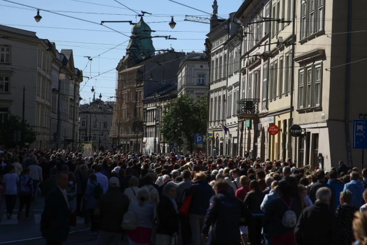 Procesja ku czci św. Stanisława w Krakowie