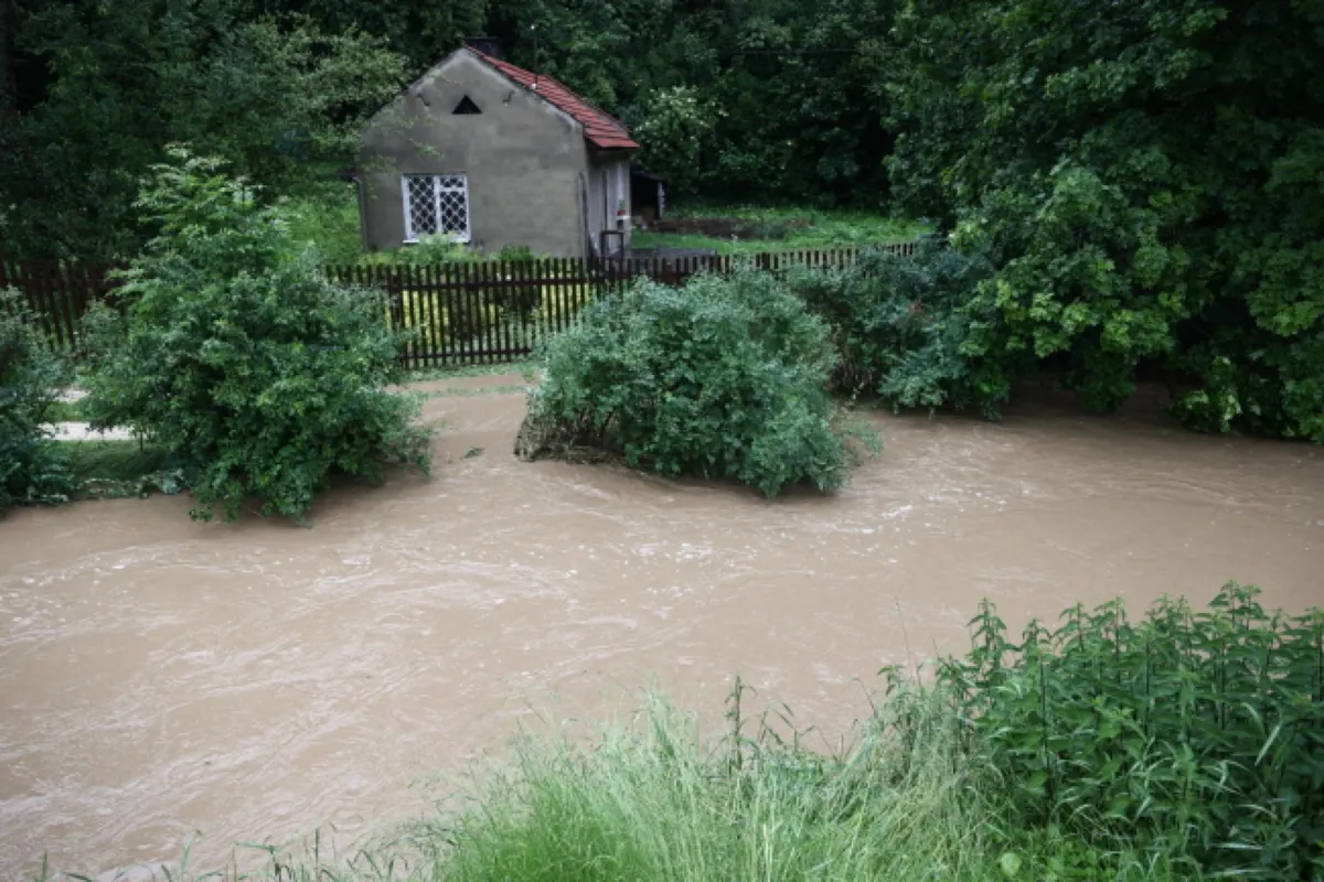 Podtopienia w Ojcowie