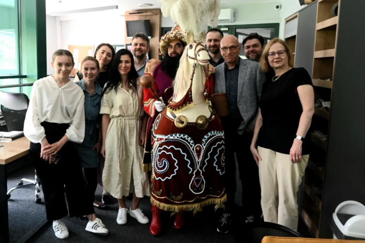 Lajkonik odwiedził Radio Kraków