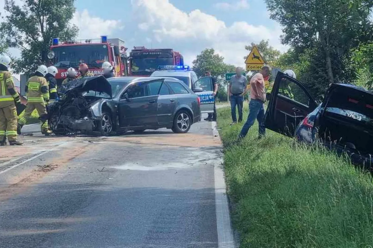 Jedna osoba poszkodowana w wypadku między Gorlicami a Ciężkowicami