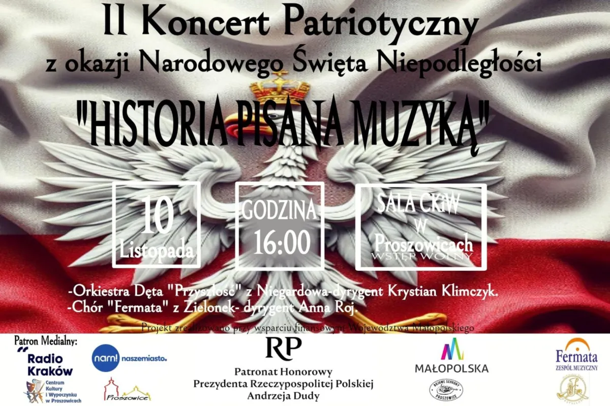 II Koncert Patriotyczny z okazji Narodowego Święta Niepodległości – Historia pisana muzyką.