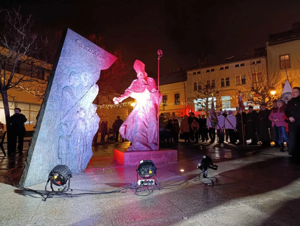 Chrzanów ma pomnik swojego patrona - św. Mikołaja