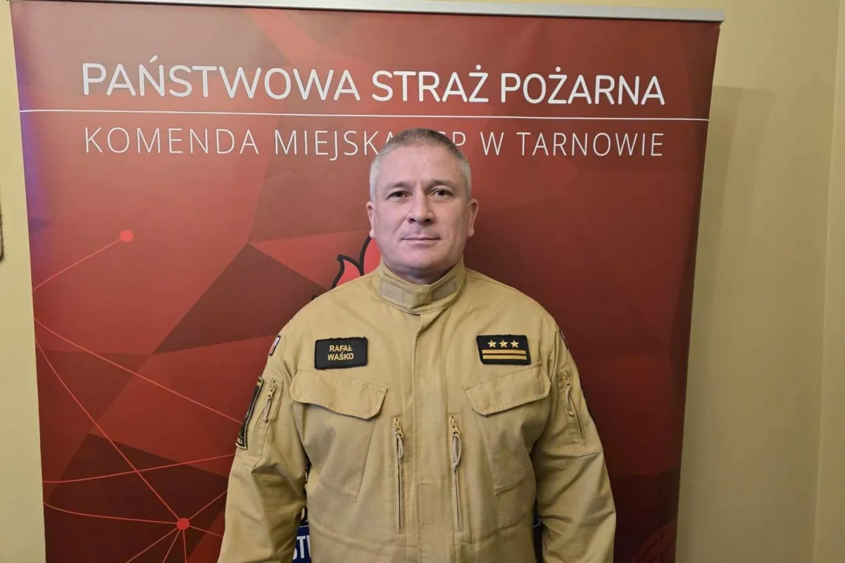 Jest nowy komendant PSP w Tarnowie, a przed nim wiele wyzwań