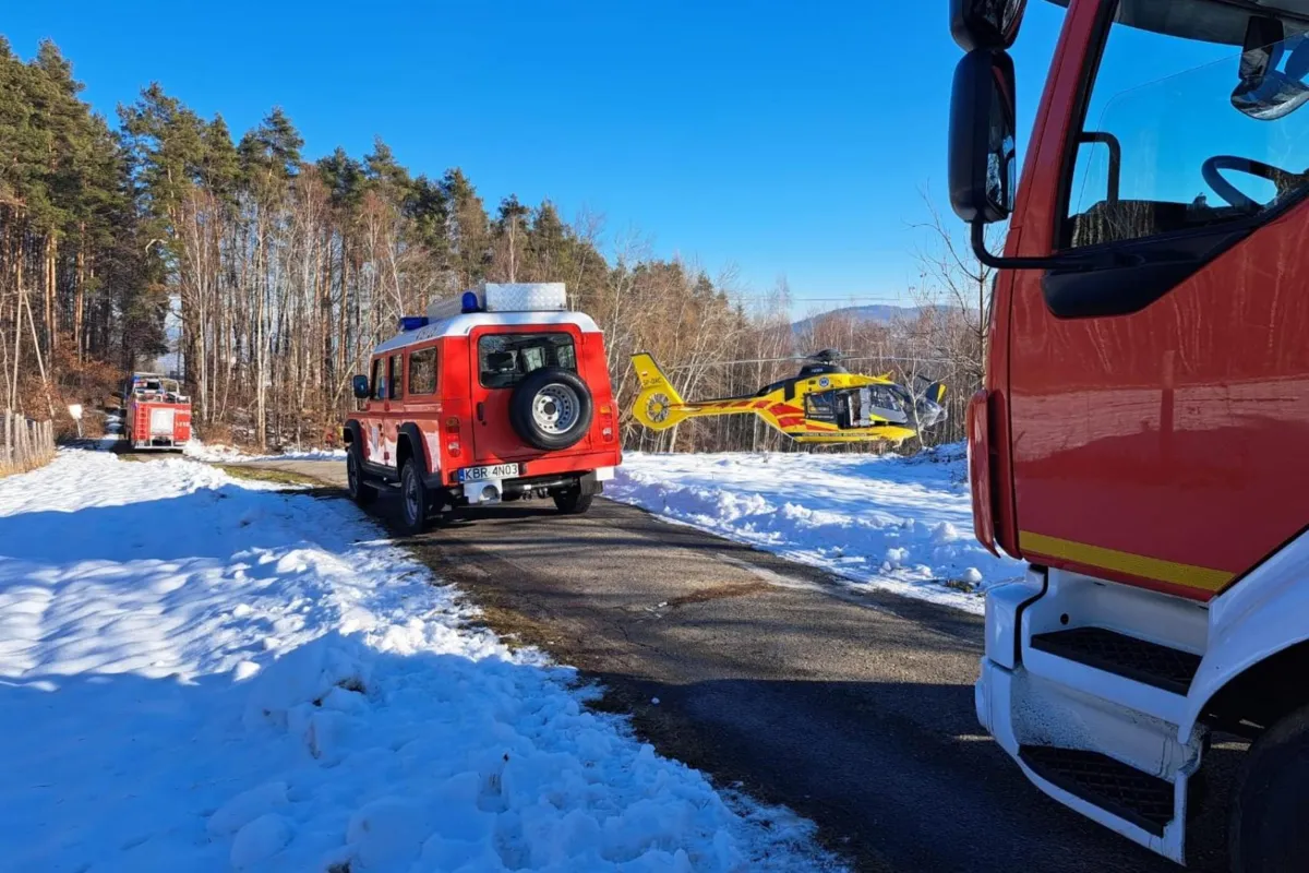 Tragedia w Czchowie. Podczas prac w lesie zginął mężczyzna