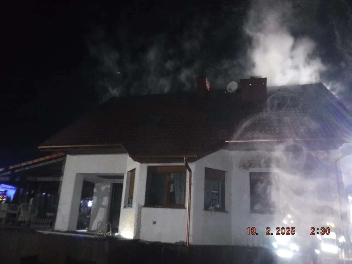 Podpalenie domu policjantki z Nowego Wiśnicza to usiłowanie zabójstwa? Sprawę bada prokuratura