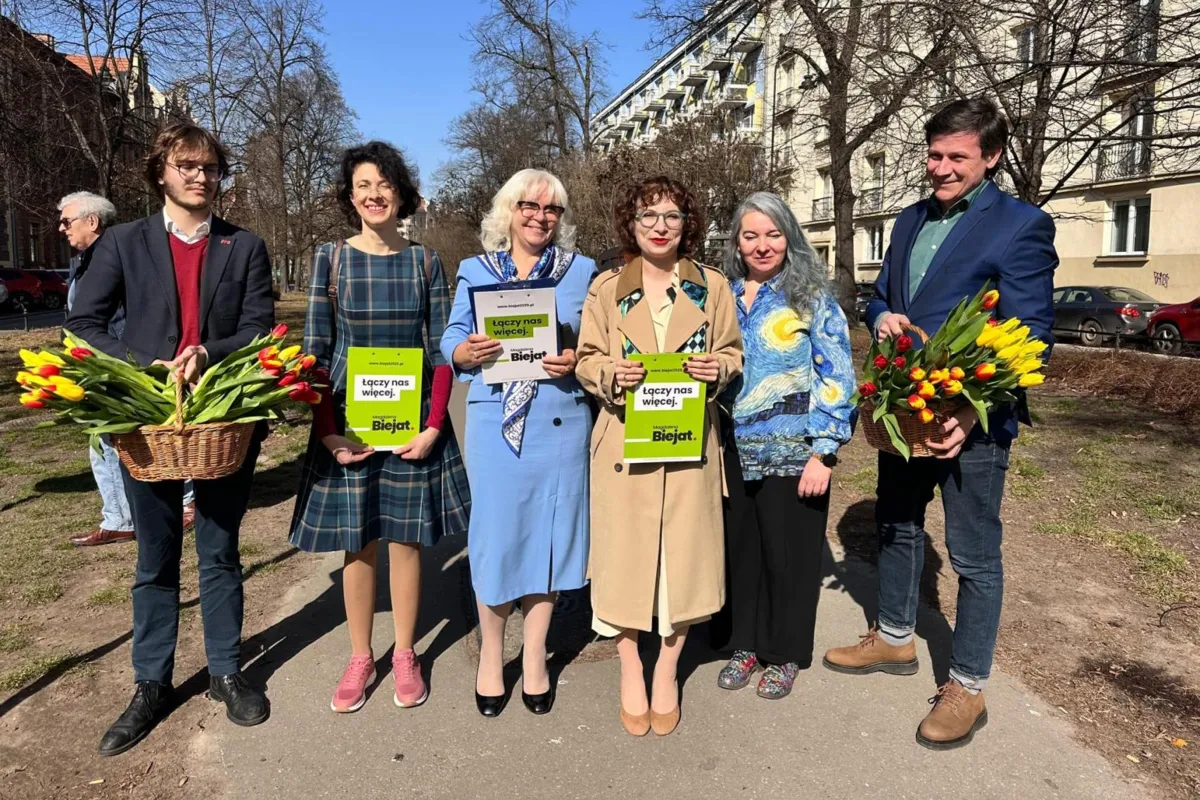Daria Gosek-Popiołek w Krakowie przypominała, że Dzień Kobiet to nie tylko kwiaty i czekoladki