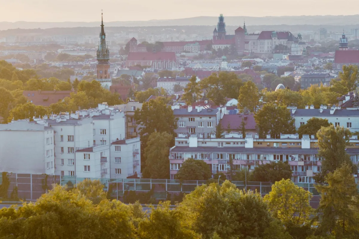 Ciepły i słoneczny początek tygodnia w Krakowie