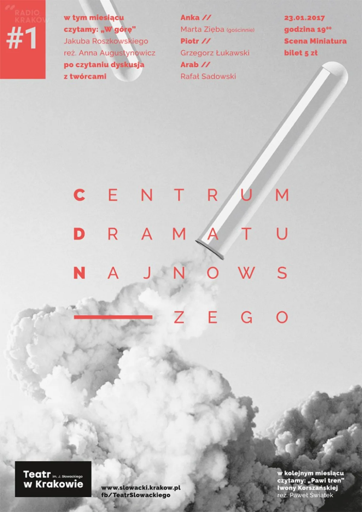 Na scenie Miniatura Teatru im. Słowackiego rozpoczęło działalność CDN czyli Centrum Dramatu Najnowszego.