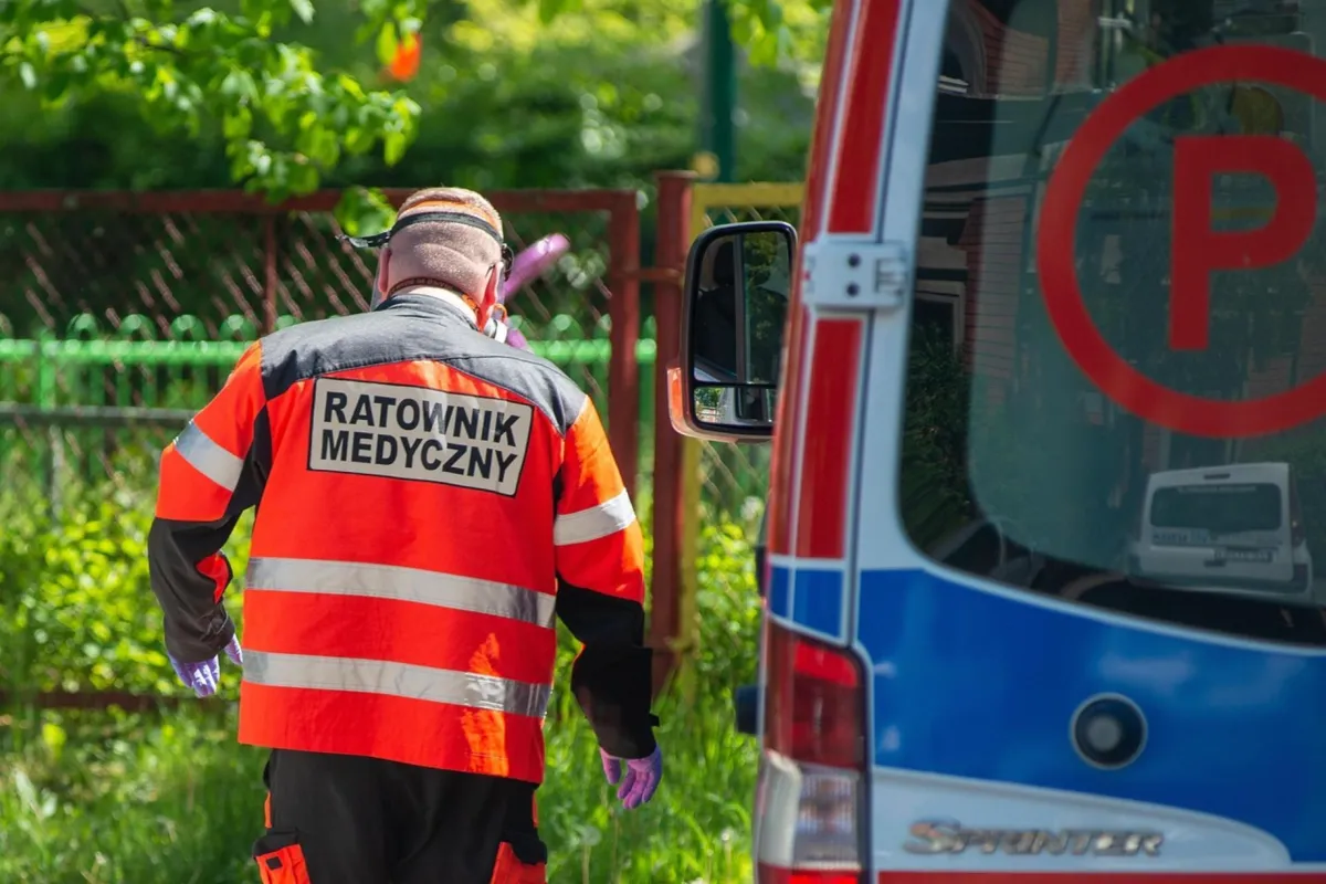 Wypadek karetki transportowej w Wierchomli Wielkiej