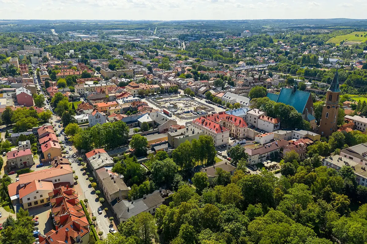 Radiowa ekipa melduje się z Olkusza. Popatrzcie na to miasto "z góry"! 