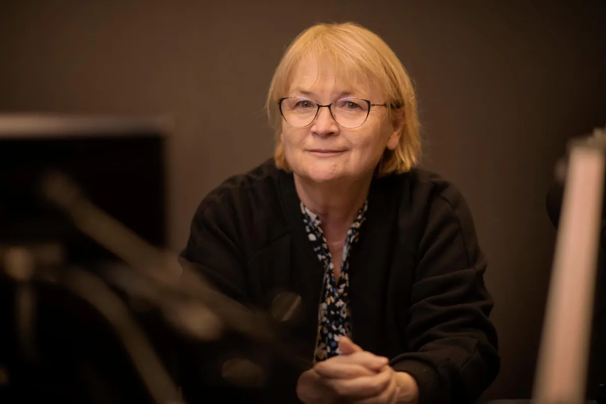 Barbara Gawryluk z odznaczeniem "Dumni z Powstańców"