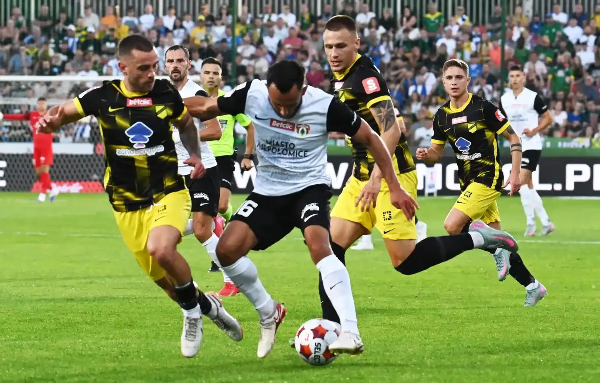 Wieczysta górą w małopolskich derbach w 1. Lidze