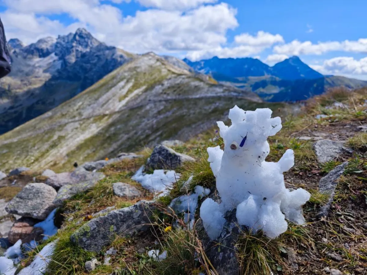 Pierwszy śnieg tego lata