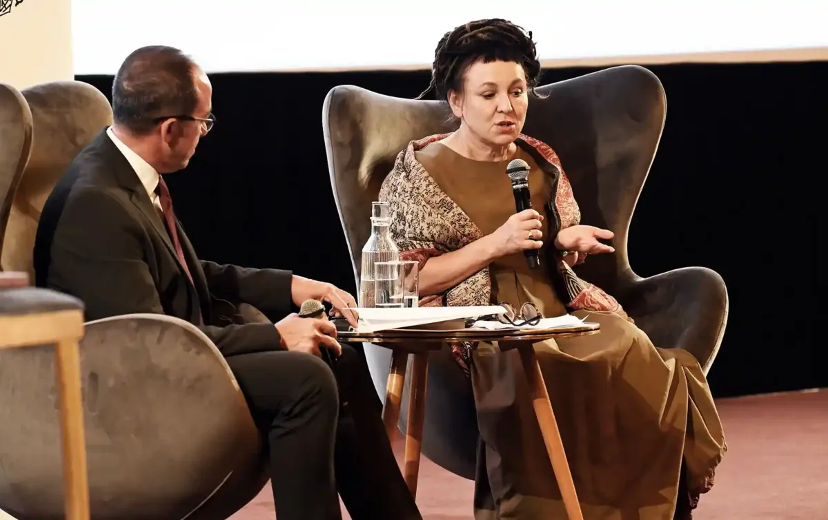 Olga Tokarczuk w Krakowie: piszę powieść - historię jednego z największych przesiedleń w historii Europy