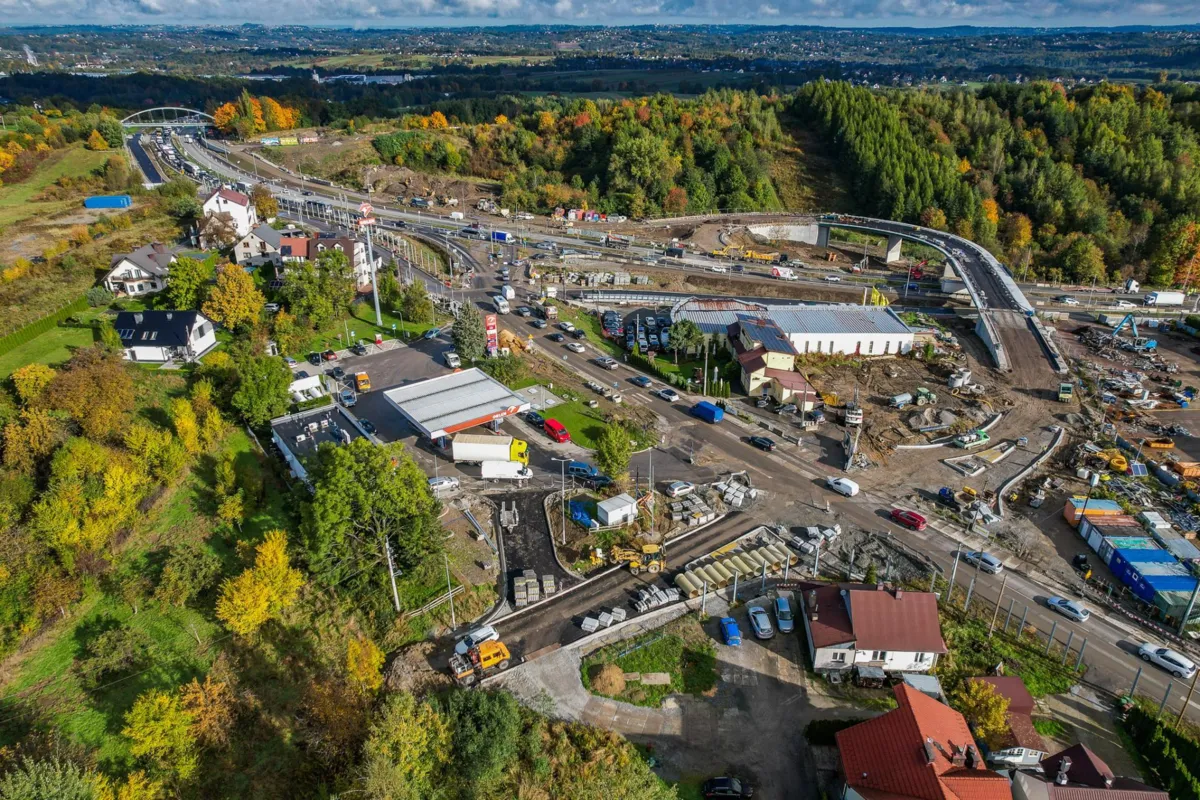 Od wtorku spora zmiana organizacji ruchu na Zakopiance w Myślenicach