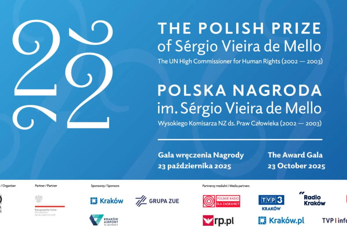 23 października poznamy laureatów Polskiej Nagrody im. Sérgio Vieira de Mello