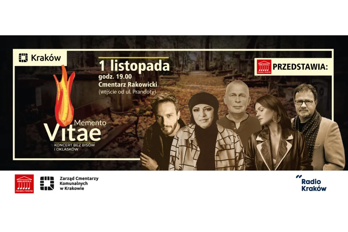 "Memento Vitae – koncert bez bisów i oklasków”. TRANSMISJA NA ANTENIE RADIA KRAKÓW