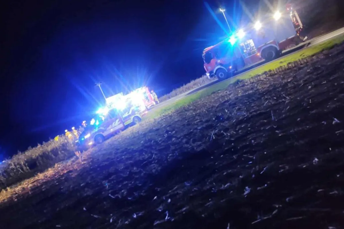 Wypadek w Morsku (DK nr 79). Trzy osoby ranne po czołowym zderzeniu