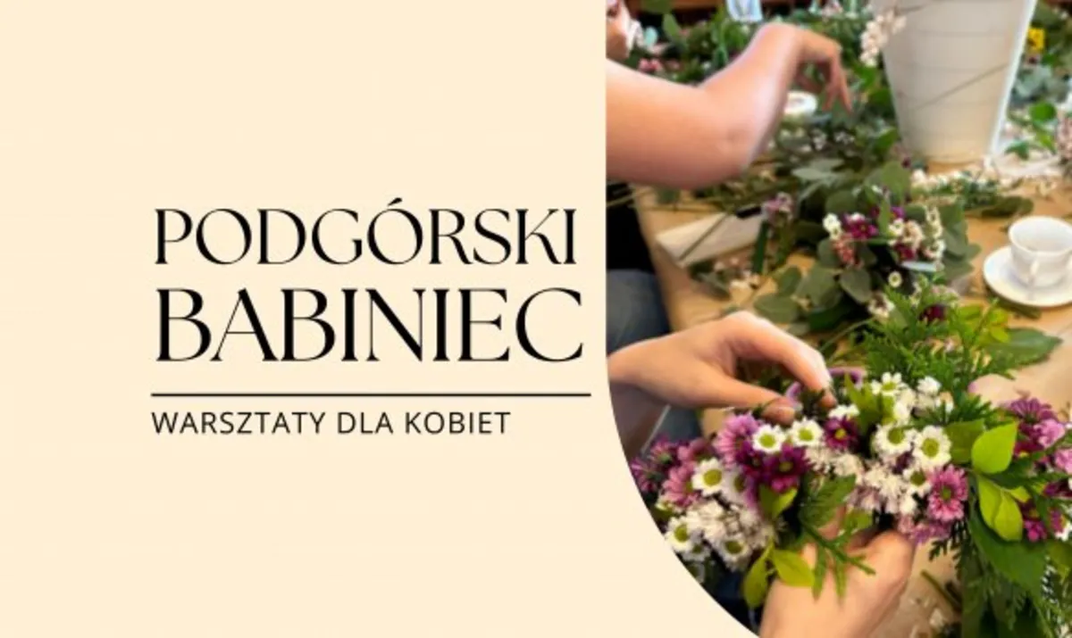 Kompozycje kwiatowe na tamborkach
Cykl:  Podgórski babiniec 