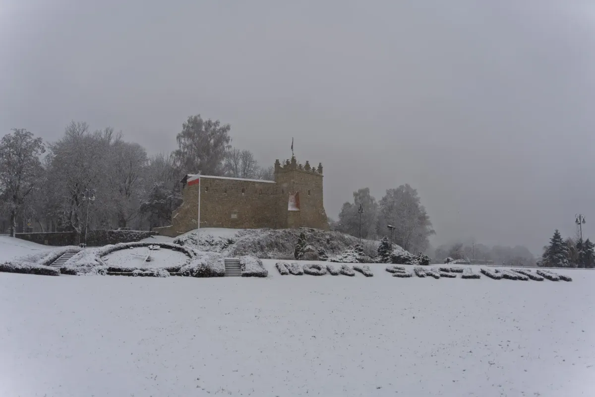 Nowy Sącz w białym puchu