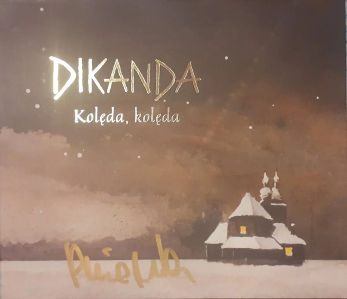 Okładka płyty z kolędami zespołu Dikanda