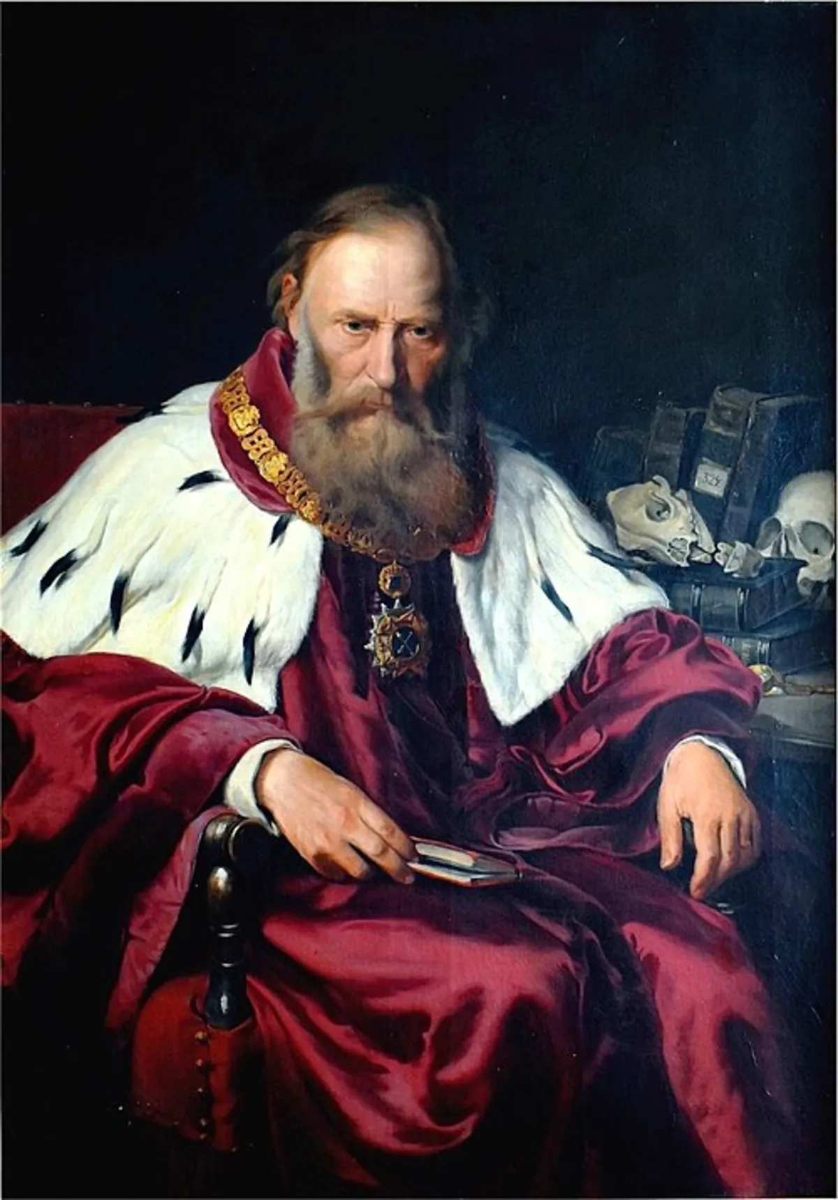 L. Teichmann - portret autorstwa Kazimierza Pochwalskiego z 1899 r. (fot. Wikipedia)