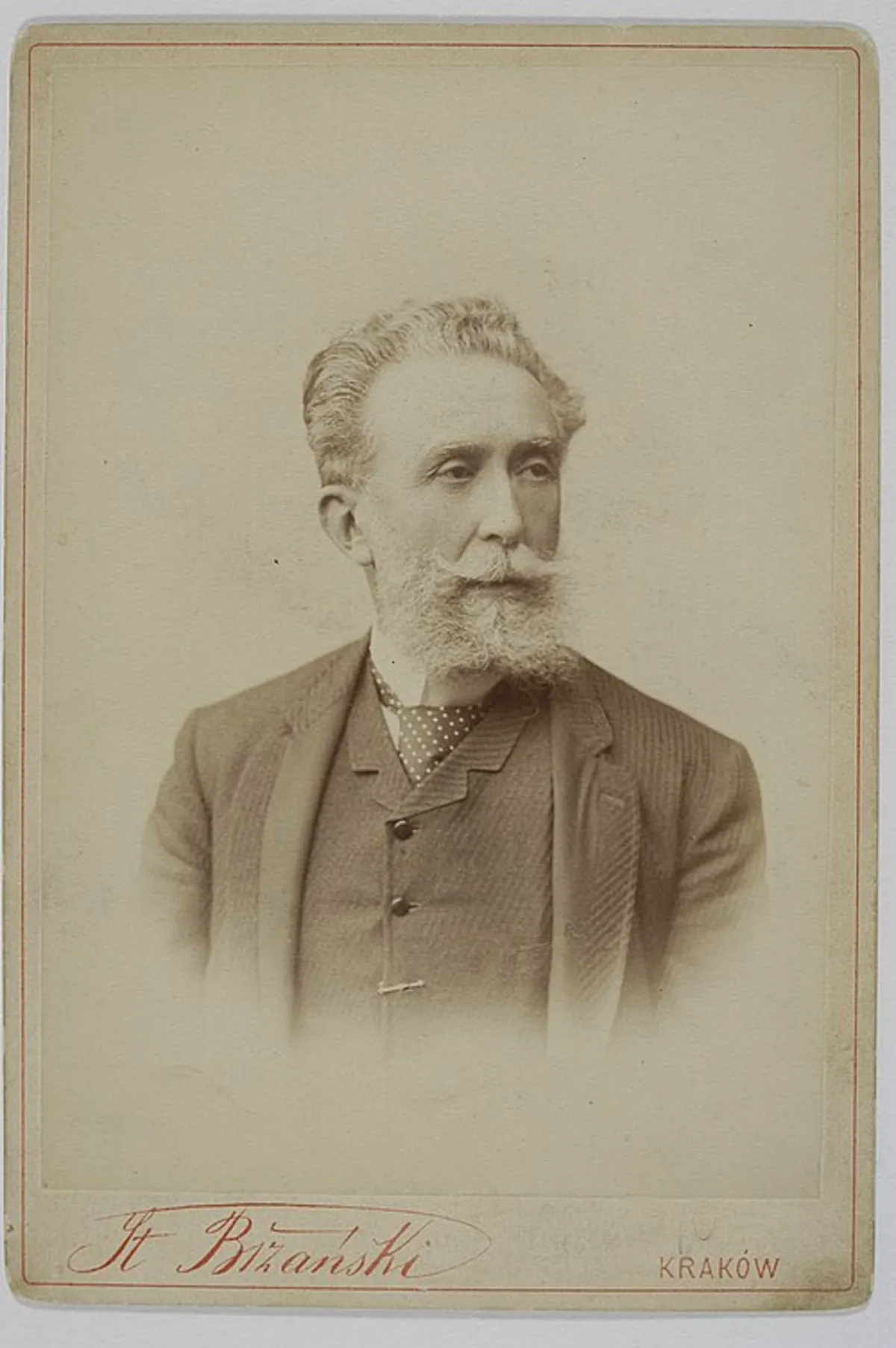 Hrabia Stanisław Kostka Tarnowski (przed 1890)  fot. Stanisław Bizański/Wikipedia