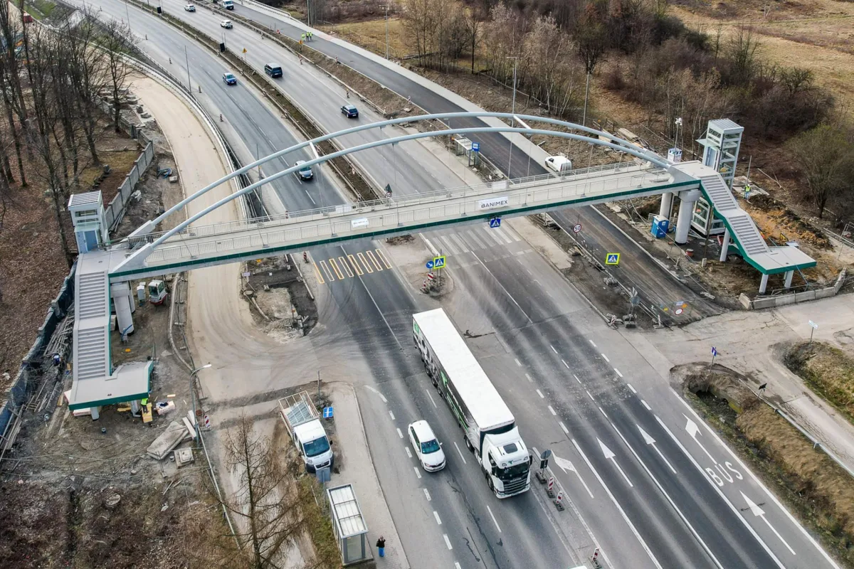 Od poniedziałku zwężenie Zakopianki w Myślenicach – ruszają kolejne prace