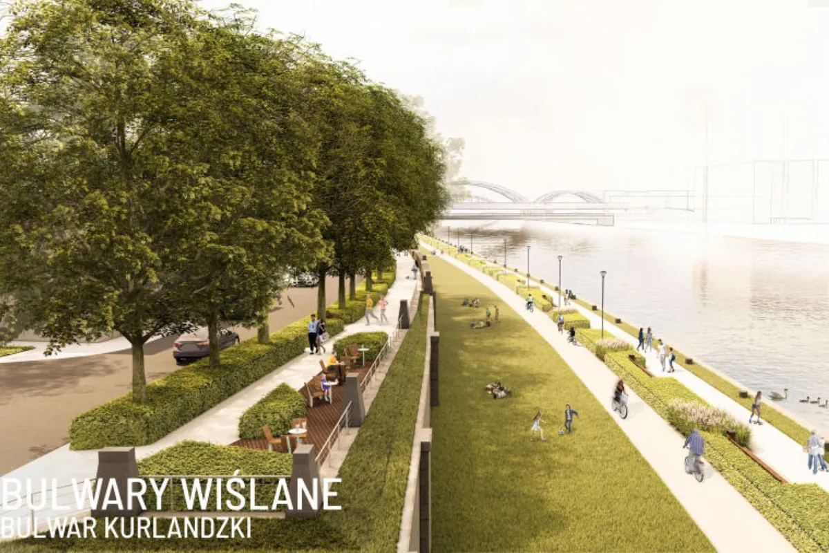 Kraków modernizuje bulwary. Więcej ławek i lepszy dostęp do Wisły