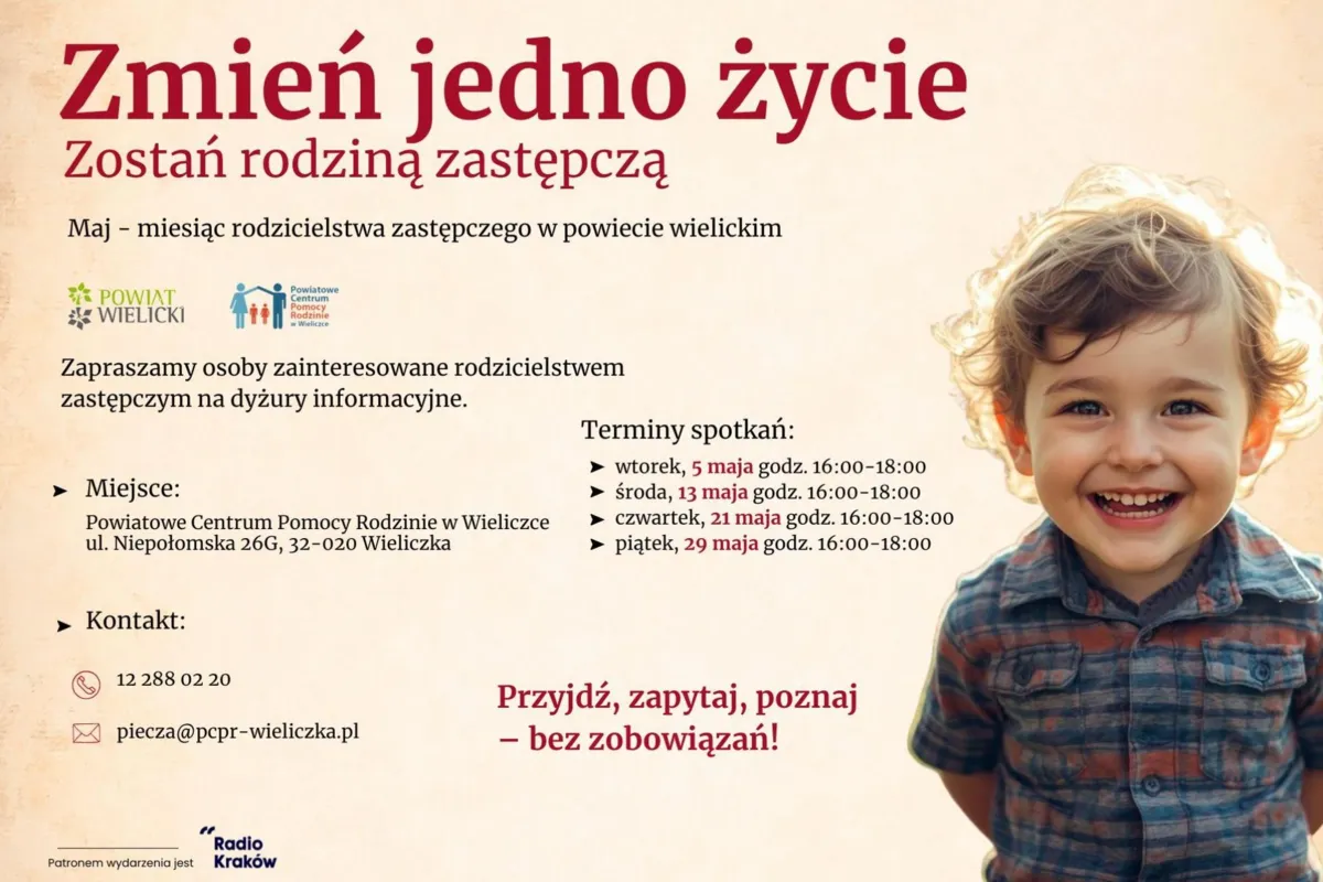 Maj – Miesiąc Rodzicielstwa Zastępczego w powiecie wielickim