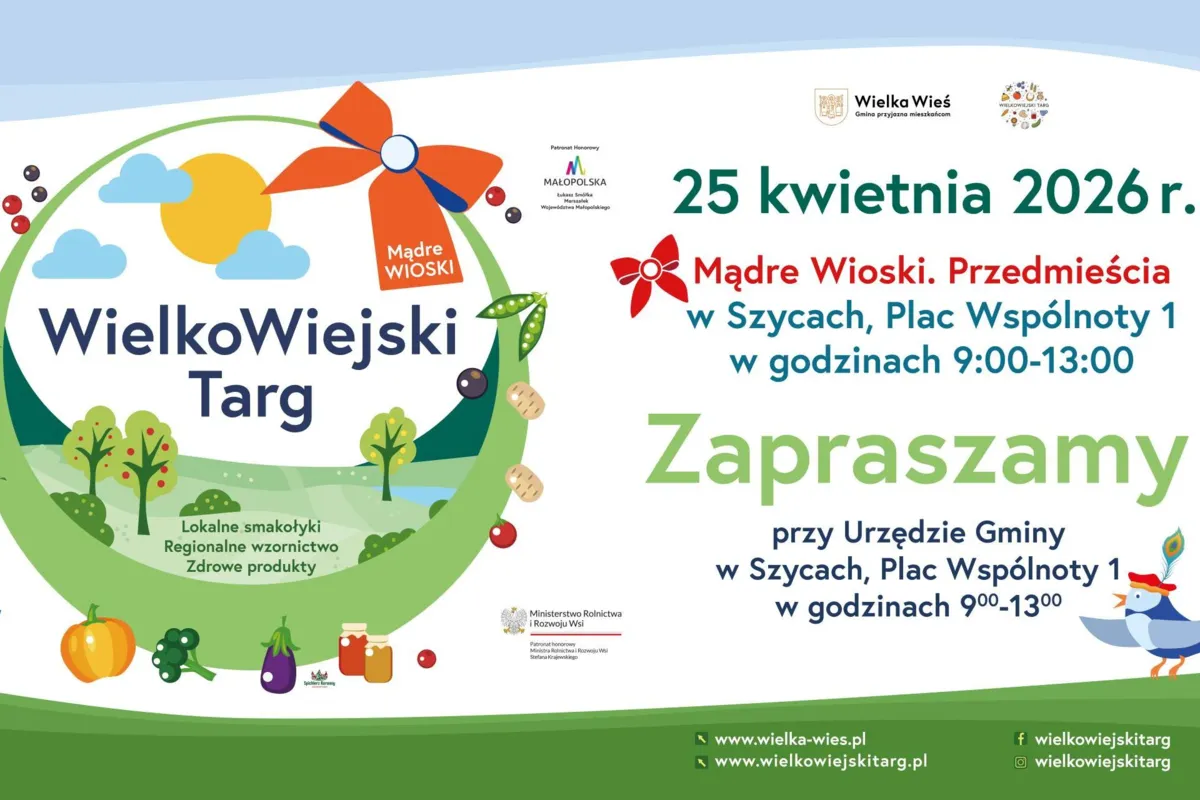 25 kwietnia ruszamy z targami. Wielkowiejski Targ otwiera VII sezon