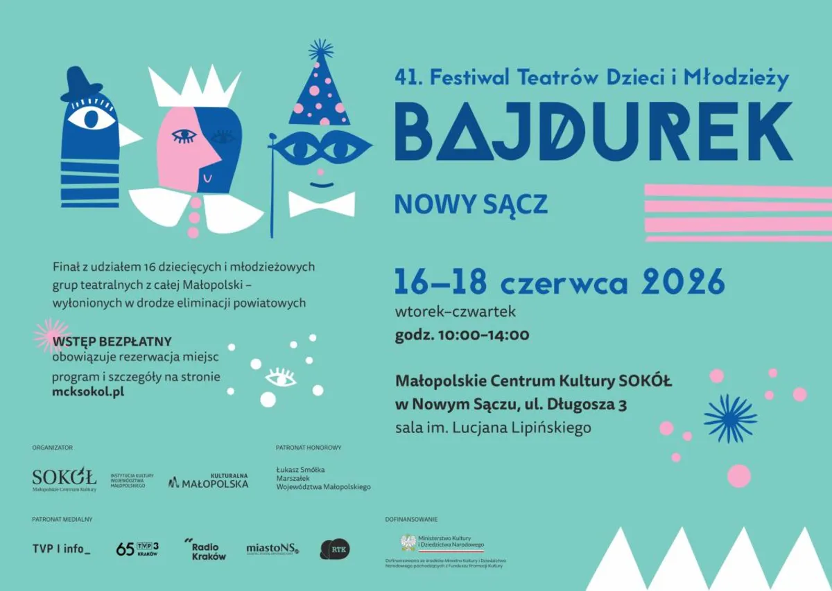 Wkroczcie do krainy wyobraźni – Finał 41. Festiwalu Teatrów Dzieci i Młodzieży BAJDUREK!