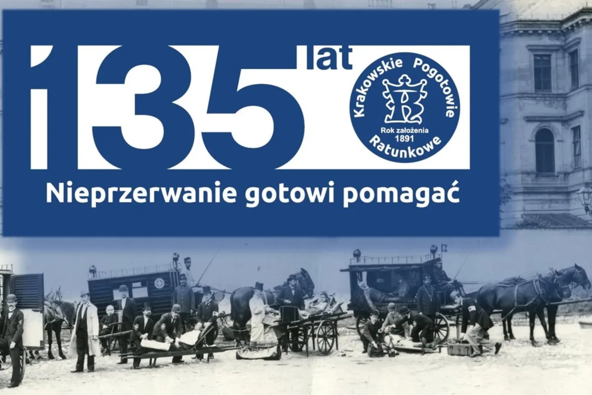 Jubileusz Krakowskiego Pogotowia Ratunkowego. 135 lat nieprzerwanie gotowi pomagać