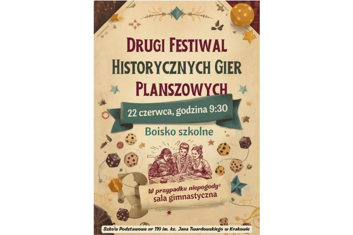 Historyczne planszówki - już po raz drugi zagoszczą w progach 110-tki!