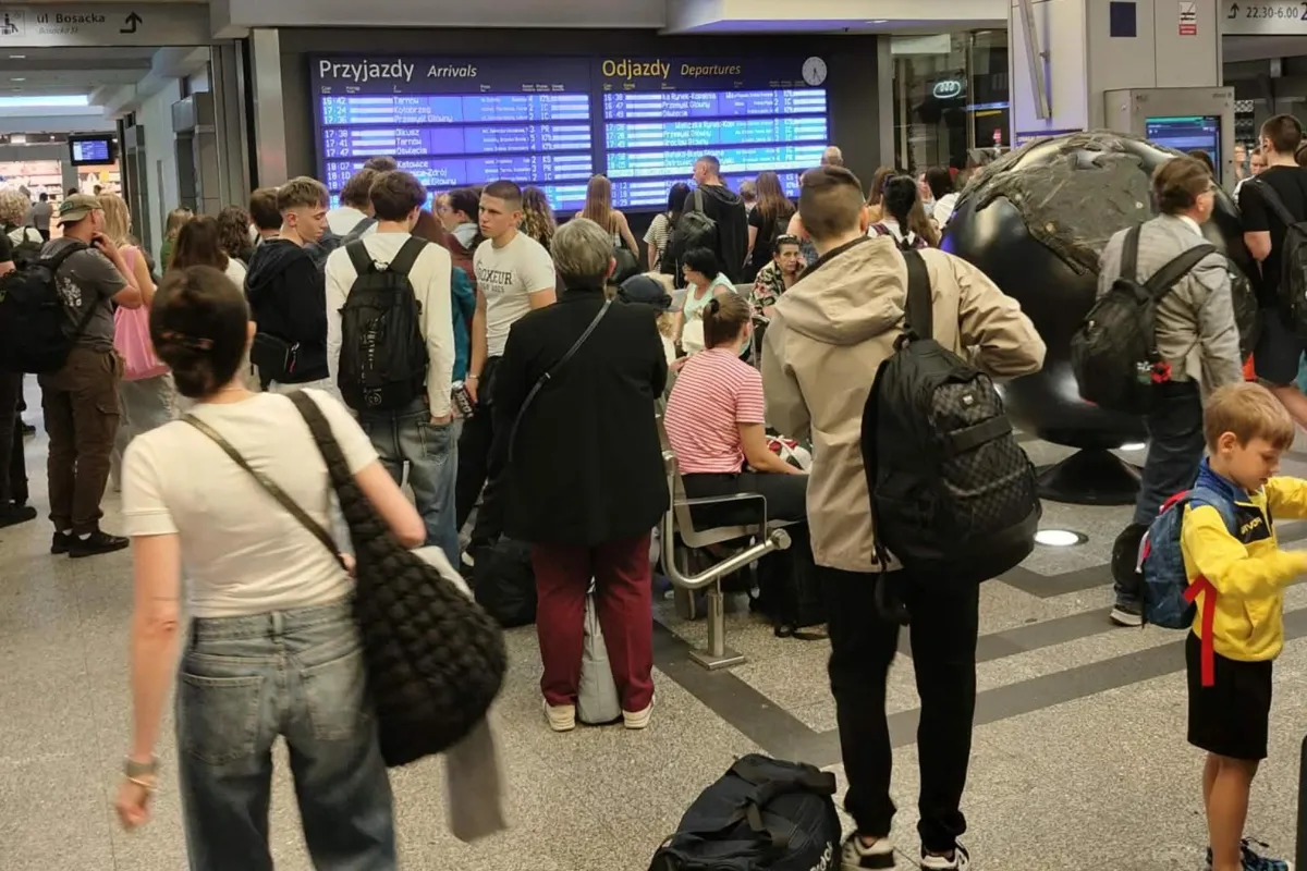 Utrudnienia kolejowe. Duże opóźnienia pociągów