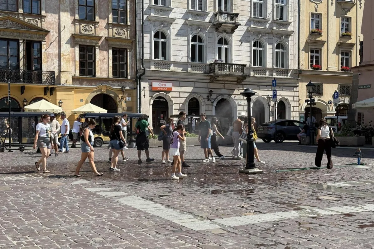 Upalna sobota w Małopolsce, alert trzeciego stopnia