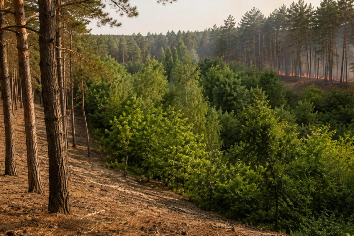 Drobny deszcz nie wystarczy. Jak szybko może zmienić się zagrożenie pożarowe w lesie?