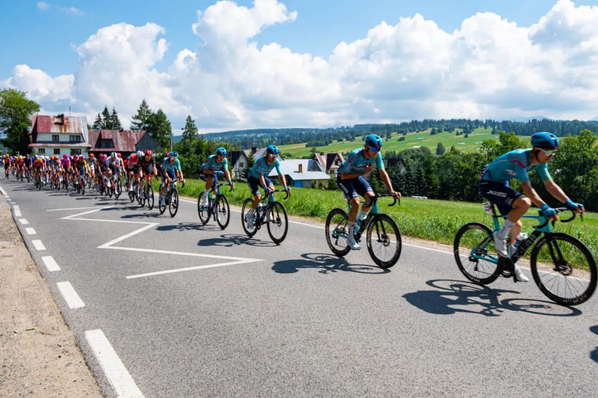 Tour de Pologne na Podhalu. Kolarzom kibicowaliśmy w Dzianiszu