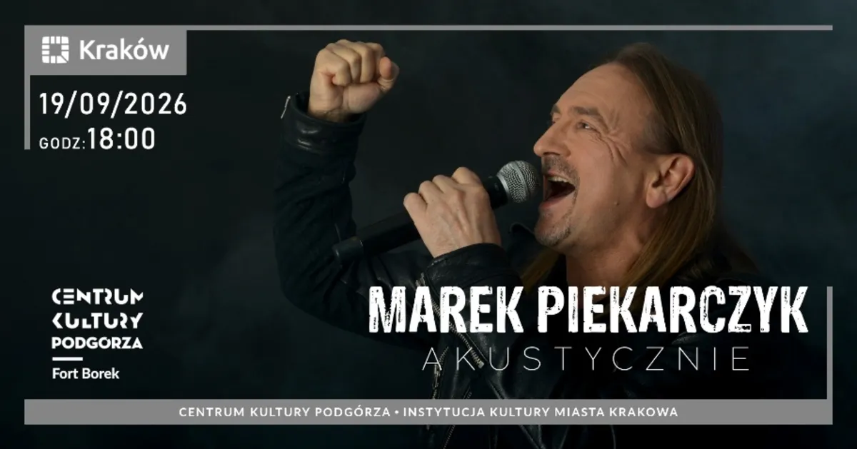 Marek Piekarczyk akustycznie w Forcie Borek