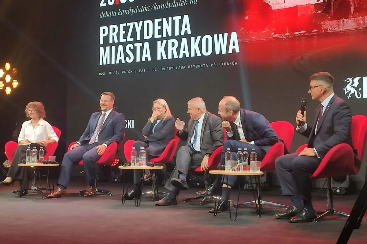 Debata na stadionie Wisły Kraków. Zabrakło liderów sondaży