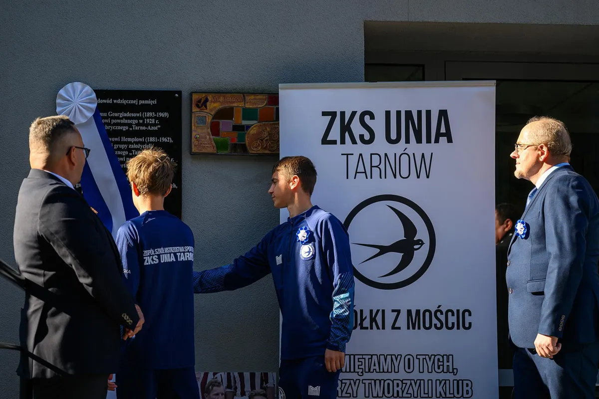 W Tarnowie upamiętnili założycieli klubu, z którego wyrosła Unia Tarnów