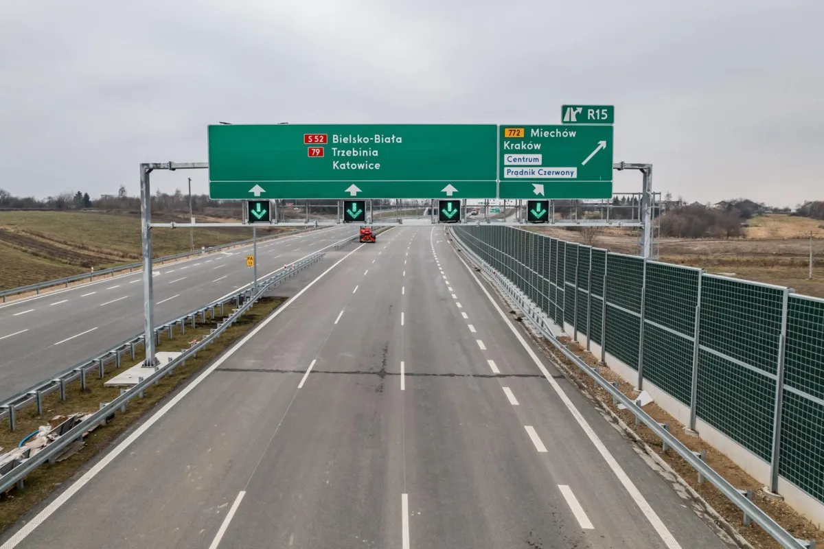 Duża zmiana na północnej obwodnicy Krakowa. W tunelach pojedziemy szybciej