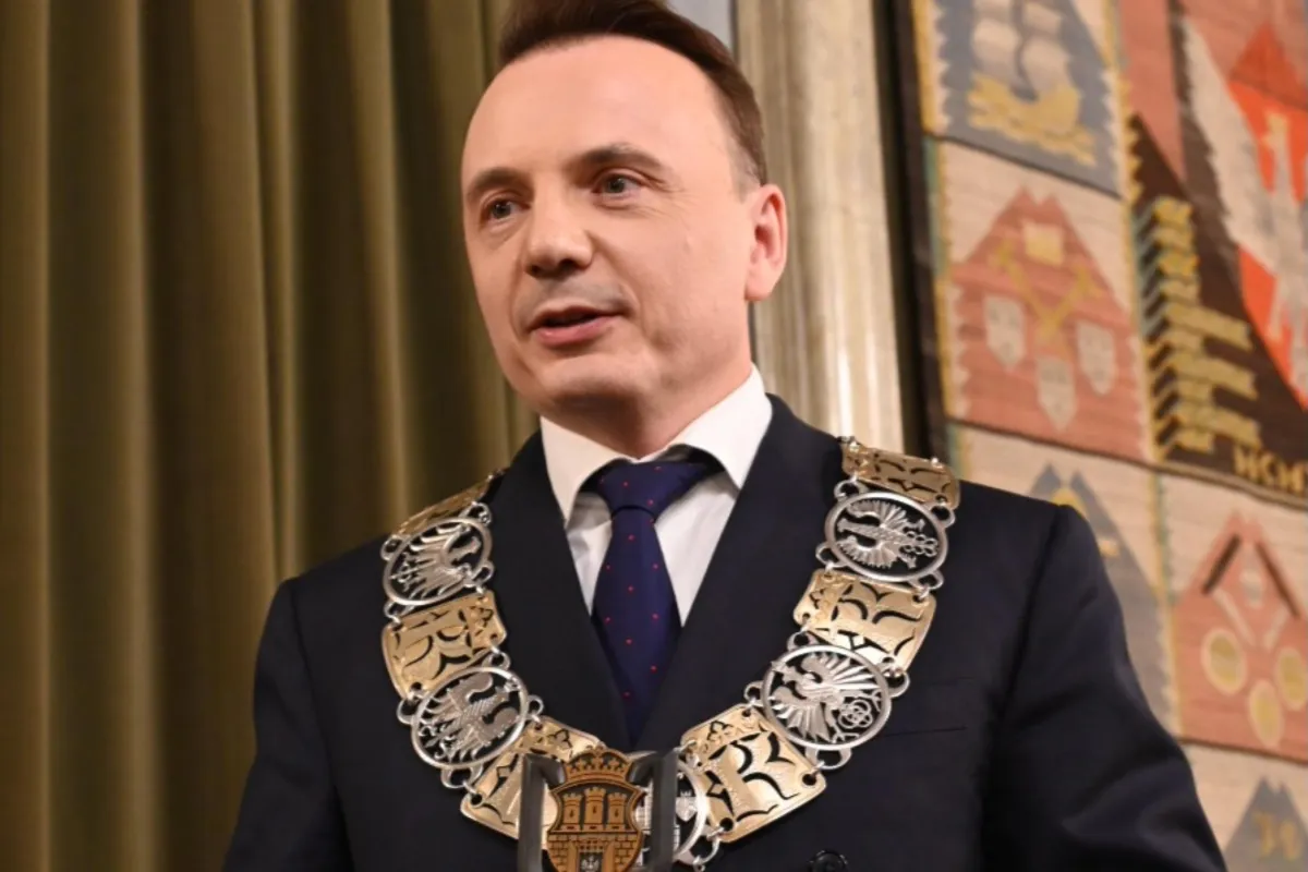Oficjalne zaprzysiężenie nowego prezydenta Krakowa Łukasza Gibały