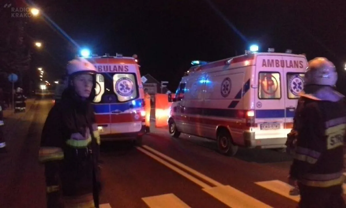 Śmiertelny wypadek na drodze krajowej numer 52 w Kalwarii Zebrzydowskiej