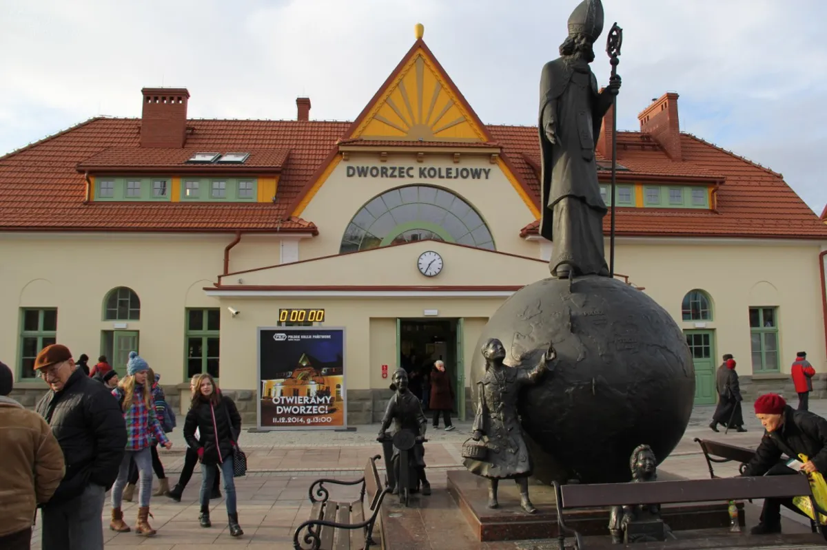 Wyremontowane dworce kolejowe w Małopolsce