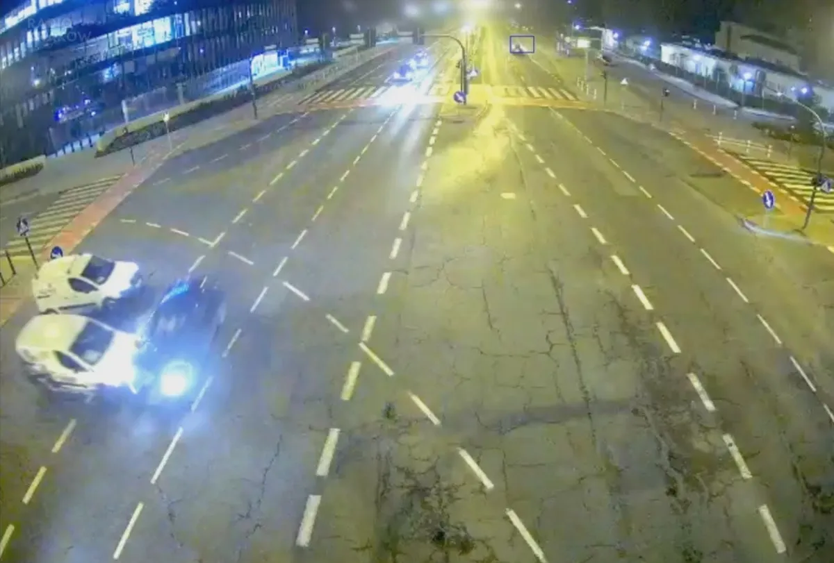 Policja opublikowała nagranie z tragicznego wypadku w Krakowie. WIDEO