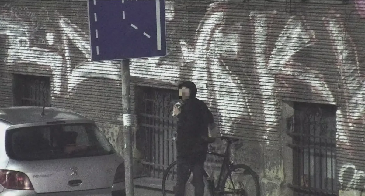 Straż miejska zatrzymała graficiarza, który zniszczył elewacje zabytkowych kamienic